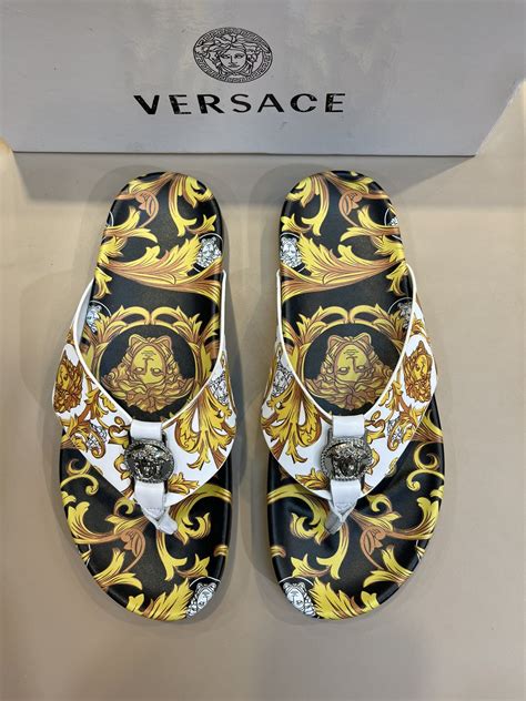 versace jeans slippers sale|versace slippers for sale.